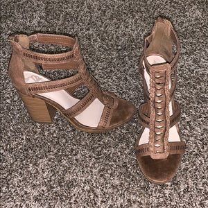 Open Toed Sandal Heels